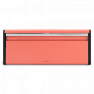 Хлебница , 46,5 х 25 х 18,7 см, нержавеющая сталь, пластик, терракотовый, серия Fall Front, BRABANTIA, Бельгия, Хлебницы BRABANTIA