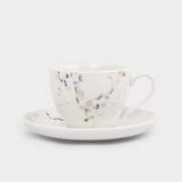 Набор из 6-ти чайных пар Цветы и листья, 12 предметов, 220 мл, фарфор, белый, декор, серия Primrose, ANNA LAFARG, Китай_00822620050342359333.jpg