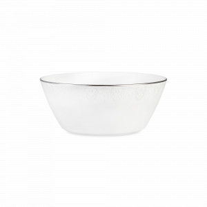 Салатник порционный, 14 см, костяной фарфор, белый, декор, серия Аврора Жемчуг, NARUMI, Япония, NARUMI (Япония)