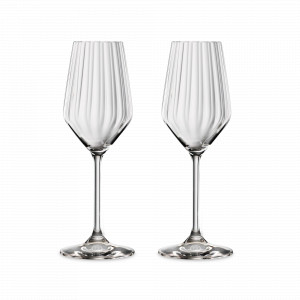 Набор из 2-х бокалов для шампанского, 310 мл, хрустальное стекло, серия Lifestyle, SPIEGELAU, Германия, Бокалы для вина 2 шт
