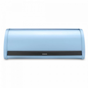 Хлебница , 26,2 х 44,5 х 17,3 см, нержавеющая сталь, голубой, серия Roll Top, BRABANTIA, Бельгия, Хлебницы пластмассовые