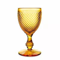 Бокал для белого вина, 280 мл, стекло, оранжевый, серия Bicos Ambar, VISTA ALEGRE, Португалия, 