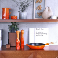 Сотейник , 28 см, чугун, оранжевый, серия Flame, LE CREUSET, Франция_00807420051533865828.jpg