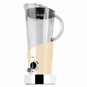 Блендер стационарный, 1,5 л, нержавеющая сталь, пластик, стекло, кремовый, серия Vela Evolution, BUGATTI, Италия, BUGATTI (Италия)
