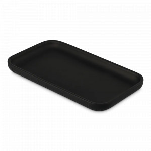 Подставка для принадлежностей Slim, 25.5 х 15 см, полирезин, черный, серия Bath, BERGENSON BJORN, Великобритания, Подставки для кухонных аксессуаров