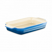 Блюдо для запекания Classic, 26 х 17 см, керамика, синий, серия Marseille, LE CREUSET, Франция, Керамическая посуда для запекания в духовке