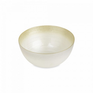 Салатник порционный, 15 см, 440 мл, стекло, золотистый, серия Marbella, ANNA LAFARG, Китай, Стеклянные салатники