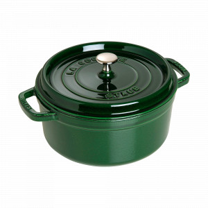 Кокот круглый, 2,2 л, 20 см, чугун, зеленый, серия La Cocotte, STAUB, Франция, STAUB (Франция)