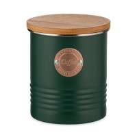 Емкость для кофе, 1 л, нержавеющая сталь, зеленый, серия Living, TYPHOON, Великобритания