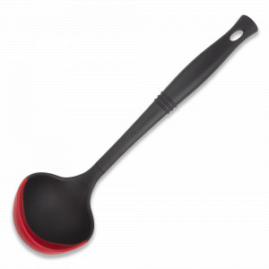 Половник , 31,2 см, нейлон, силикон, красный, черный, серия Cerise, LE CREUSET, Франция, Скидка -15% на Le Creuset