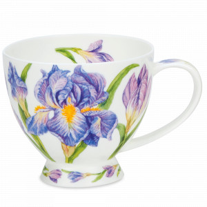 Чашка «Ирис», 450 мл, костяной фарфор, декор, серия Skye, DUNOON, Великобритания, DUNOON (Великобритания)
