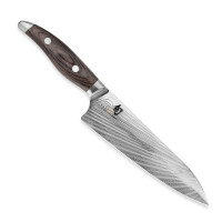 Нож кухонный, поварской Шеф, 20.0 см, 72 слоя, серия Shun Nagare, KAI, Япония_00811190058370476455.jpg