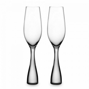 Набор из 2-х бокалов для шампанского, 250 мл, хрустальное стекло, серия Wine Party, NUDE GLASS, Турция, NUDE GLASS (Турция)