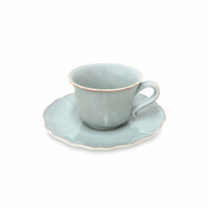Пара чайная Turquoise, 220 мл, керамика, голубой, серия Alentejo, COSTA NOVA, Португалия, Alentejo COSTA NOVA