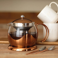 Чайник заварочный с фильтром, 660 мл, нержавеющая сталь, стекло, медный, серия La Cafetiere, KITCHEN CRAFT, Великобритания_00813080057275425494.jpg