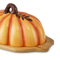 Доска серверовочная с крышкой 3D «Тыковка», 28 х 16 см, керамика, декор, серия Осенние дары, DECOR DE TABLE, Россия_00818470056576929956.jpg