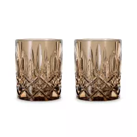 Набор из 2-х стаканов для виски, 295 мл, хрустальное стекло, бронзовый, серия Noblesse, NACHTMANN, Германия, 