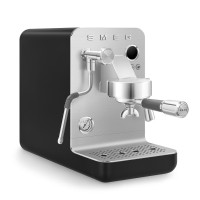 Кофемашина - эспрессо с капучинатором, нержавеющая сталь, пластик, черный матовый, SMEG, Италия_00817720048593977541.jpg