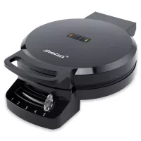 Вафельница с антипригарным покрытием , пластик, черный, STEBA, Германия, 