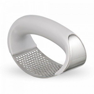 Пресс для чеснока Vegard, 10,7 х 5,1 х 6,9 см, нержавеющая сталь, полипропилен, серый, SMART SOLUTIONS, Россия, Прессы для чеснока