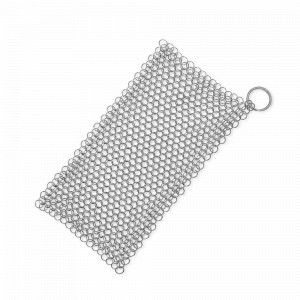 Губка кольчужная для чистки чугуна, 20 х 15 см, нержавеющая сталь, LIBERTY JONES, Россия, Кухонные аксессуары LIBERTY JONES