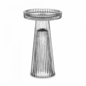 Подсвечник Ле Кон, 16.5 см, стекло, серия Art Deco, DECOR DE TABLE, Россия, Подсвечники и канделябры