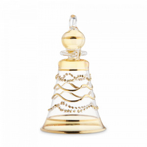 Украшение елочное подвес Ковьелло, стекло ручной работы, золотой, DECOR DE TABLE, Китай, Домашний декор DECOR DE TABLE