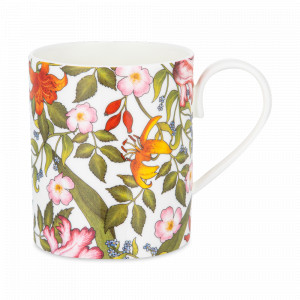 Кружка , 350 мл, фарфор, белый, декор, серия Майя, MIX&amp;MATCH HOME, Китай, MIX & MATCH (Народная Республика Бангладеш)