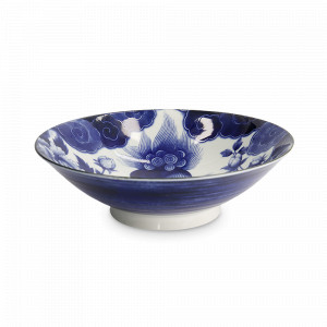 Салатник Lion, 25.2 см, 1.6 л, фарфор, белый, декор, серия Japonism, TOKYO DESIGN, Нидерланды, Салатники