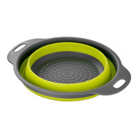 Дуршлаг складной Vegan, 20 см, пластик, силикон, салатовый, WALMER, Великобритания_00808720044626849320.jpg