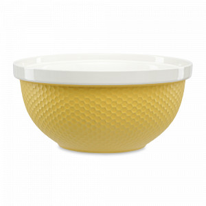 Салатник , 4.3 л, 28 см, керамика, желтый, серия Marshmallow, LIBERTY JONES, Россия, Большой салатник