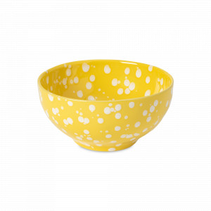 Салатник порционный Chamomile, 16 см, керамика, белый, желтый, серия Rafaela, COSTA NOVA, Португалия, Салатники COSTA NOVA