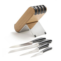 Набор из 4 кухонных ножей в подставке, серия Signature knife, ROBERT WELCH, Великобритания_00792510045989465425.jpg