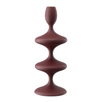 Подсвечник на одну свечу, 29 см, металл, бордовый, серия Vivlend, BERGENSON BJORN, Великобритания_00818840045352932490.jpg