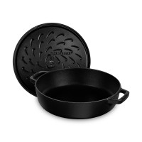 Сотейник с крышкой, 28 см, чугун, черный, серия La Cocotte, STAUB, Франция_00795630064009154238.jpg
