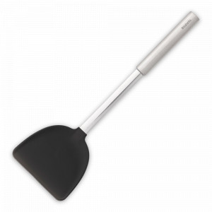 Лопатка кухонная, 38,8 см, силикон, нержавеющая сталь, стальной, серия Profile New, BRABANTIA, Бельгия, Металлическая кухонная лопатка