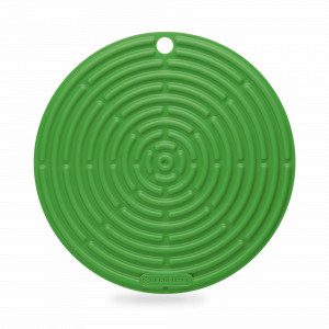 Подставка под горячее, силикон, 20 см, зеленый, серия Bamboo Green, LE CREUSET, Франция, Подставки для горячего