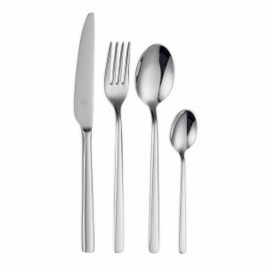 Набор столовых приборов, 24 предмета на 6 персон, нержавеющая сталь 18/10, серия Sky, BROGGI, Италия, BROGGI (Италия)