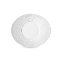 Блюдце для чашки 400 мл BLANC, 20 х 17 см, фарфор, белый, серия Boreal, GUY DEGRENNE, Франция