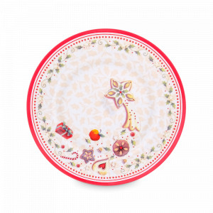 Тарелка закусочная Multi, 21 см, фарфор, белый, декор, серия New Year, REPAST, Чехия, Тарелки REPAST