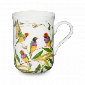 Кружка Зяблик, 330 мл, фарфор, белый, декор, серия Lyric, MAXWELL WILLIAMS, Австралия, Lyric MAXWELL & WILLIAMS