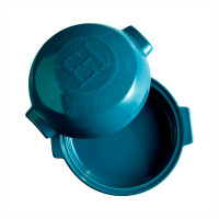 Форма для запекания с крышкой, диаметр: 19,5 см, материал: керамика, цвет: лазурь, EMILE HENRY, Франция_00803470042720693415.jpg