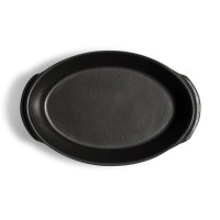 Форма - мини овальная для запекания, керамика, 550 мл, базальт, серия Solo, EMILE HENRY, Франция_00820220043074797402.jpg