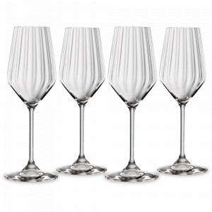 Набор из 4-х бокалов для шампанского, 310 мл, хрустальное стекло, серия Lifestyle, SPIEGELAU, Германия, Бокал-флейта для шампанского