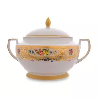 Супница Creme Gold, 3 л, фарфор, бежевый, декор, серия Constanza Vienna, FALKENPORZELLAN, Германия, 