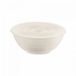 Миска с крышкой, 25 см, биопластик, молочный, серия Tierra, GUZZINI, Италия, GUZZINI (Италия)