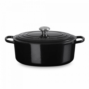 Кастрюля овальная, 6,3 л, черный, серия Black Onyx, LE CREUSET, Франция, Кастрюли LE CREUSET