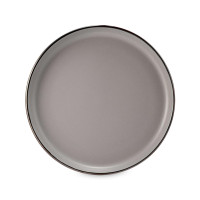 Тарелка десертная Tracy, 21 см, керамика, серый, WALMER, Великобритания