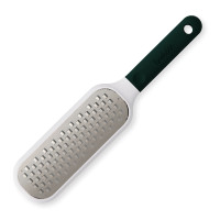 Терка средняя с ручкой, с контейнером, 27,5 см, темно-зеленая, серия Kitchen Tools, TREBONN, Италия
