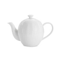 Чайник заварочный, 850 мл, фарфор, белый, серия Floral, HOME & STYLE, Китай